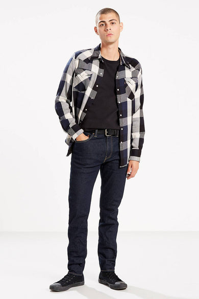 Tapered jeans - zwart