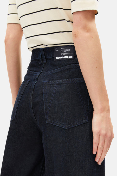 Jeans wide dark blue denim - ARMED ANGELS