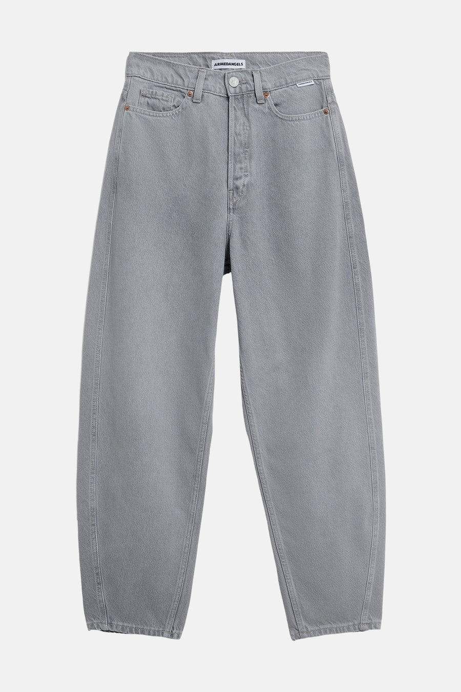 Lichtgrijze denim jeans special fit van ARMED ANGELS, met een afwijkende pasvorm.