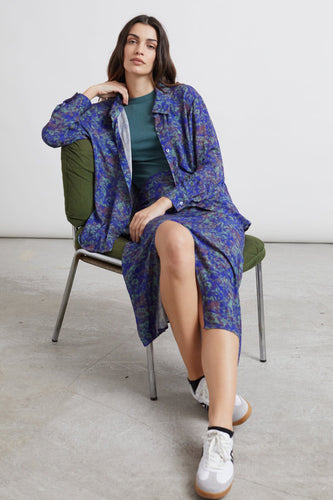 Hemd met lange mouwen - blauw