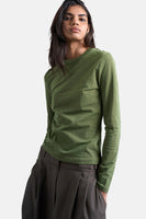 T-shirt met lange mouwen - groen
