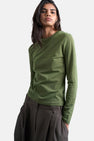 T-shirt met lange mouwen - groen