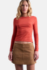 T-shirt met lange mouwen - oranje
