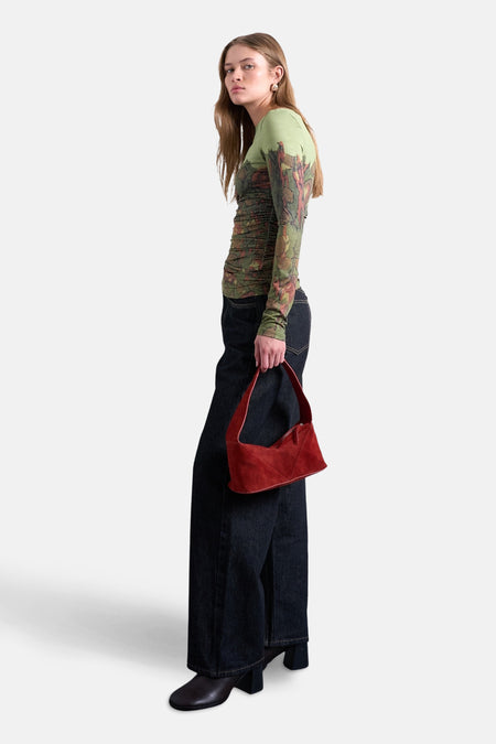 T-shirt (lange mouwen) Groen - TOPSHOP