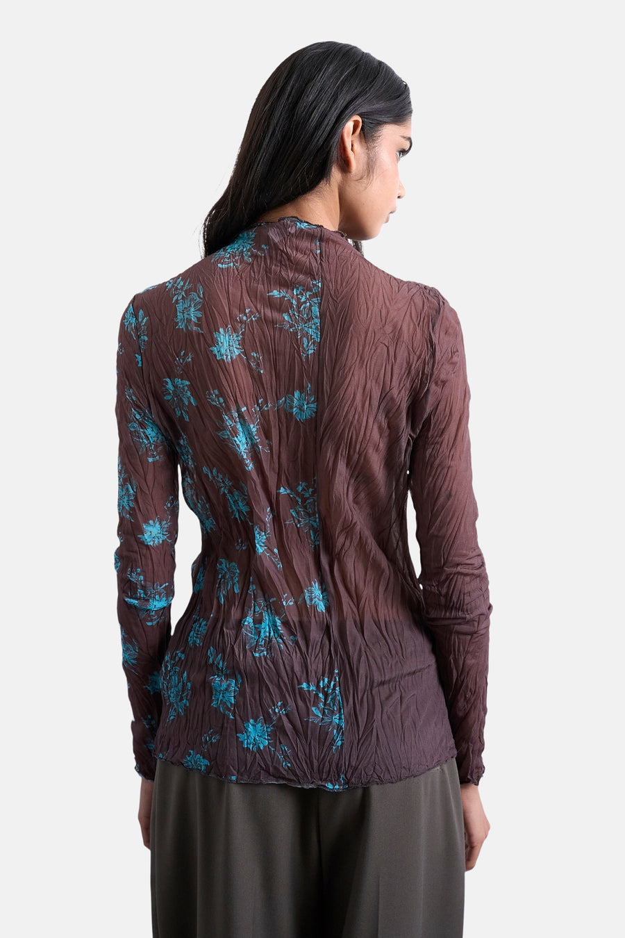 T-shirt met lange mouwen - bruin - TOPSHOP