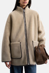 Lange jas Beige - TOPSHOP