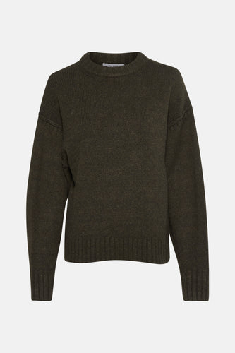 Pull met ronde hals - groen - TOPSHOP