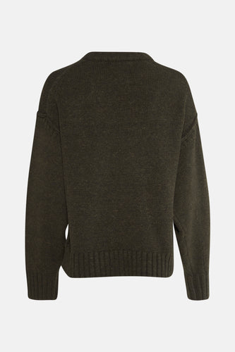 Pull met ronde hals - groen - TOPSHOP