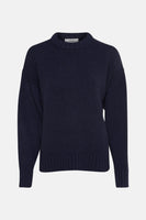 Pull met ronde hals - blauw