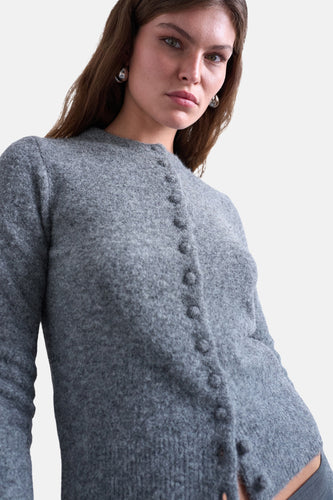 Cardigan - grijs - TOPSHOP - 4