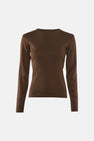 T-shirt met lange mouwen - bruin