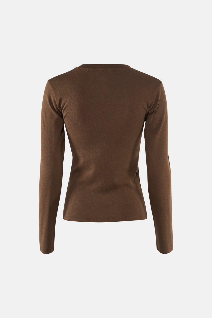 T-shirt met lange mouwen - bruin