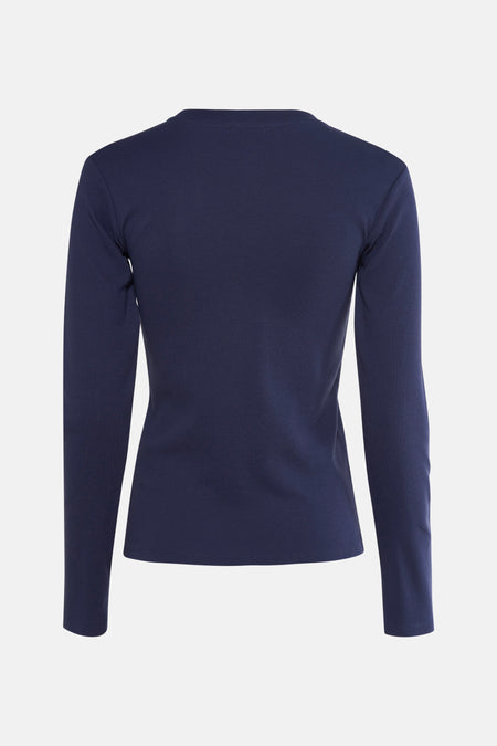 T-shirt met lange mouwen - blauw