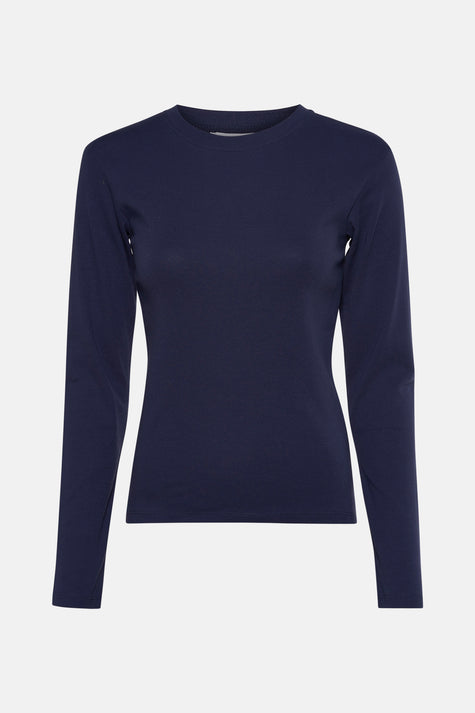 T-shirt met lange mouwen - blauw