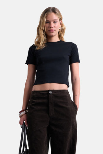 T-shirt met korte mouwen - zwart
