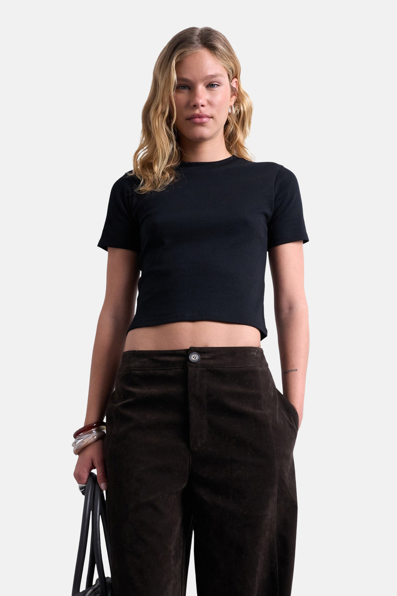 T-shirt met korte mouwen - zwart