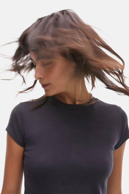 T-shirt met korte mouwen - grijs