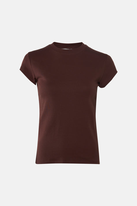 T-shirt met korte mouwen - bruin