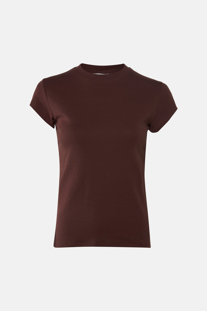 T-shirt met korte mouwen - bruin