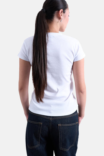 T-shirt met korte mouwen - wit - TOPSHOP - 4