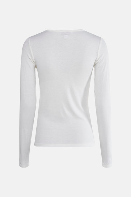 T-shirt met lange mouwen - Wit
