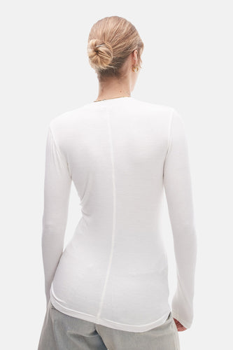 T-shirt met lange mouwen - Wit - TOPSHOP - 5