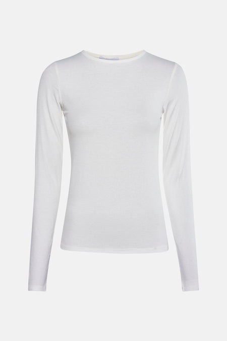 T-shirt met lange mouwen - Wit