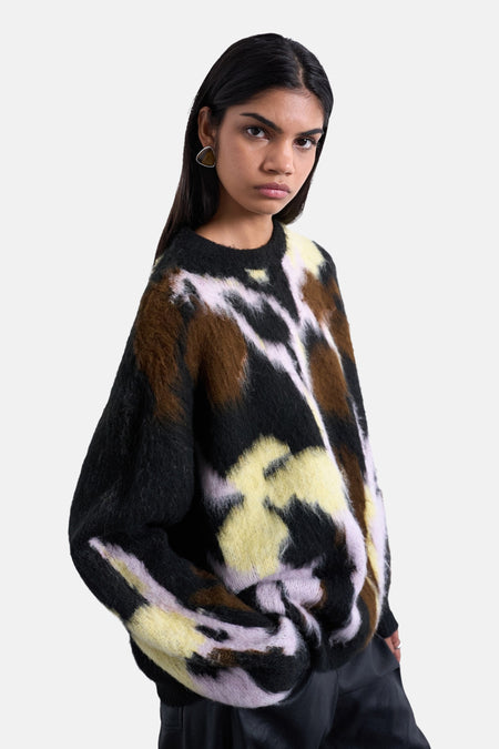 Pull met ronde hals - Multicolor