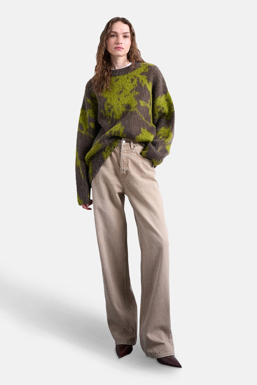 Pull met ronde hals - Multicolor - TOPSHOP