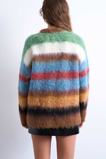 Pull col O Multicolore - TOPSHOP