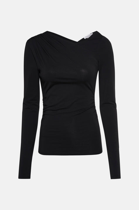 T-shirt met lange mouwen - Zwart