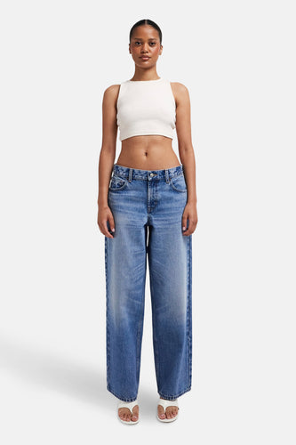 Jeans - mid blue denim