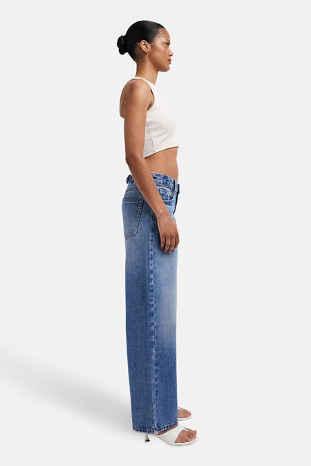 Jeans - mid blue denim