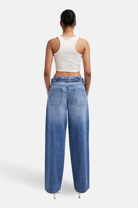 Jeans - mid blue denim