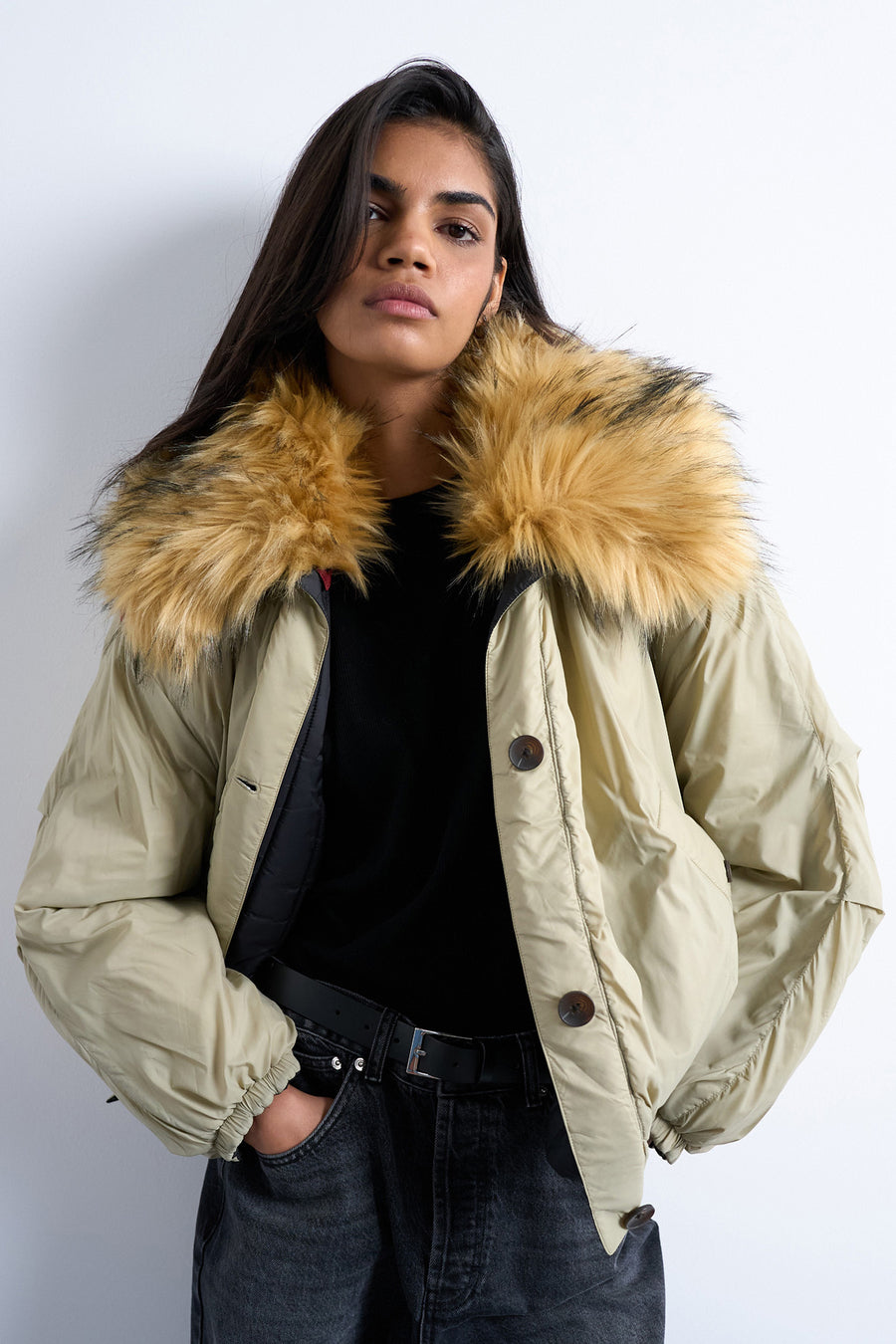 Jas - groen - TOPSHOP