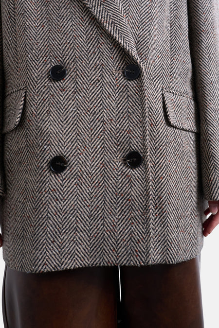 Blazer bruin - TOPSHOP