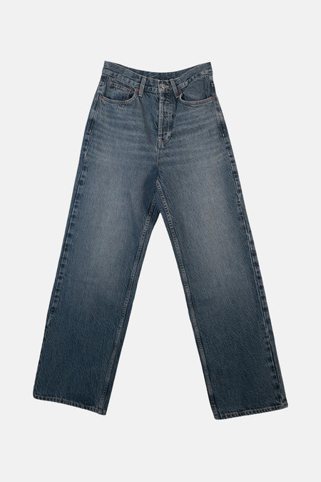Jeans straight mid blue denim - TOPSHOP