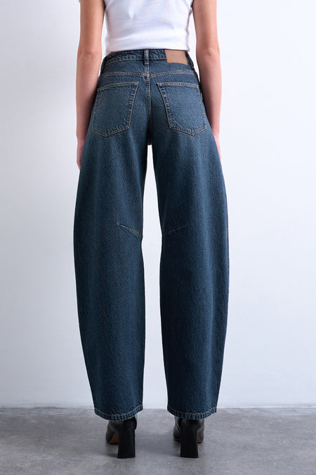 Jeans coupe spécial Blue black denim - TOPSHOP