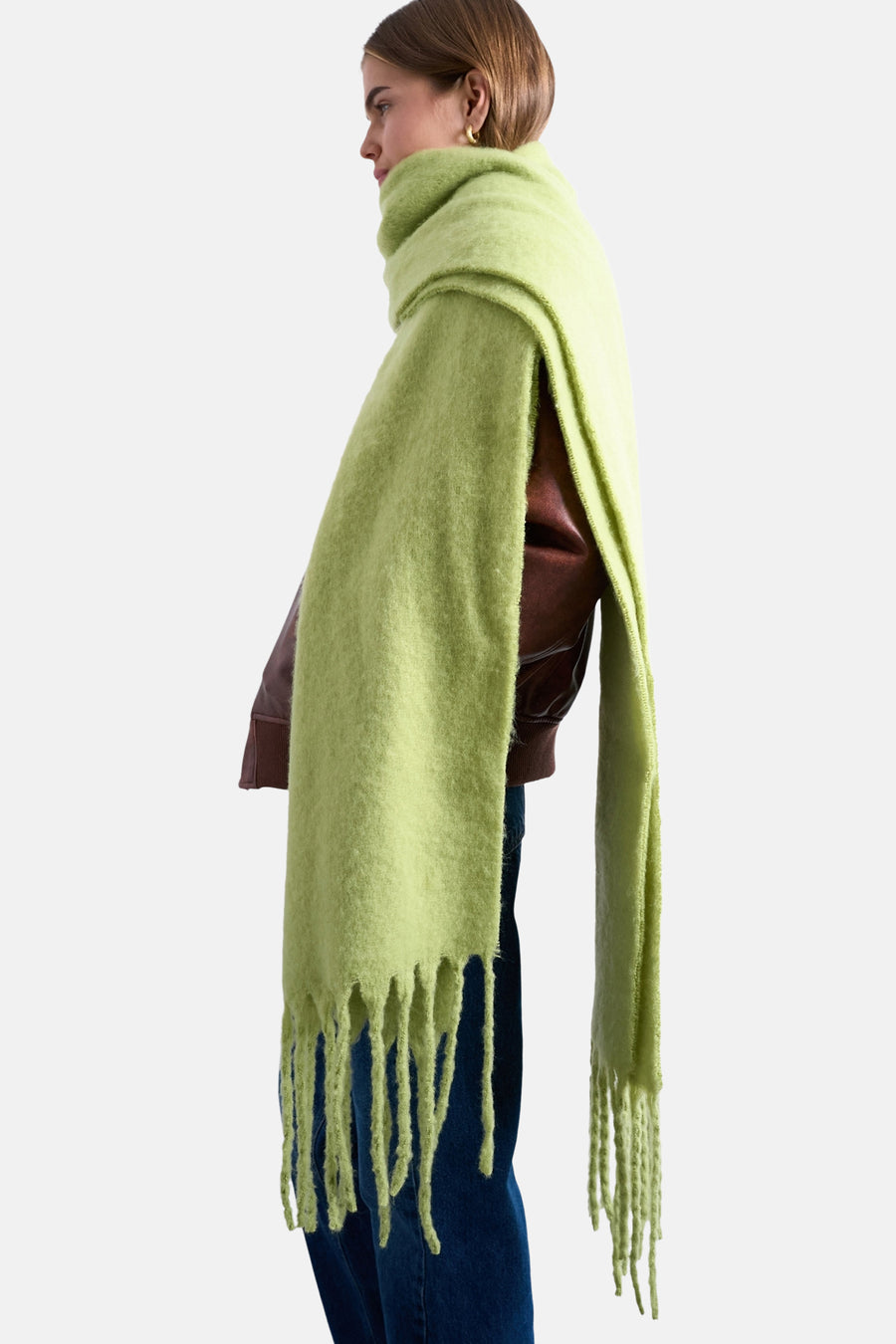 Sjaal - groen - TOPSHOP