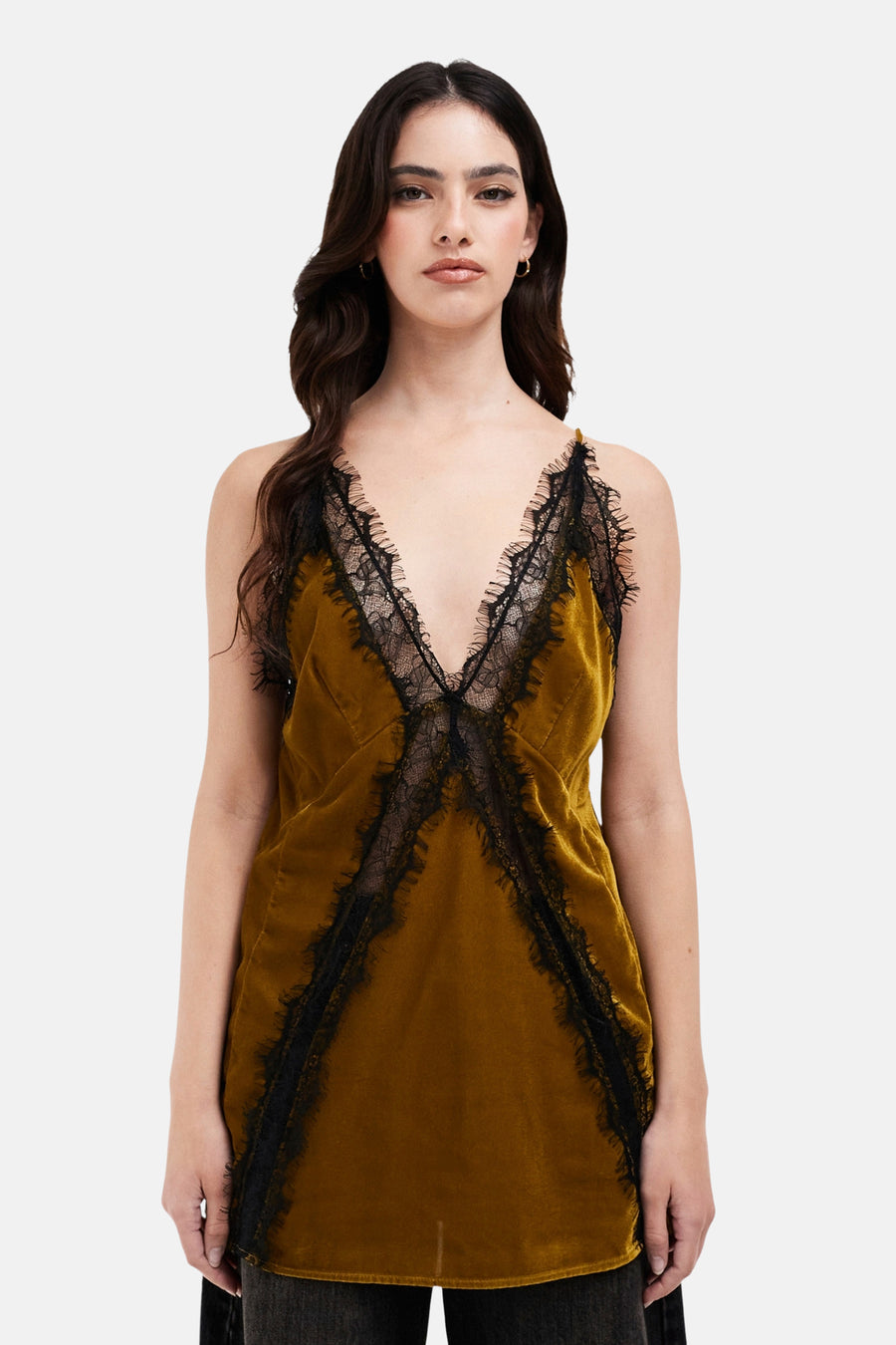 Blouse (zonder mouwen) groen - TOPSHOP - TOPSHOP