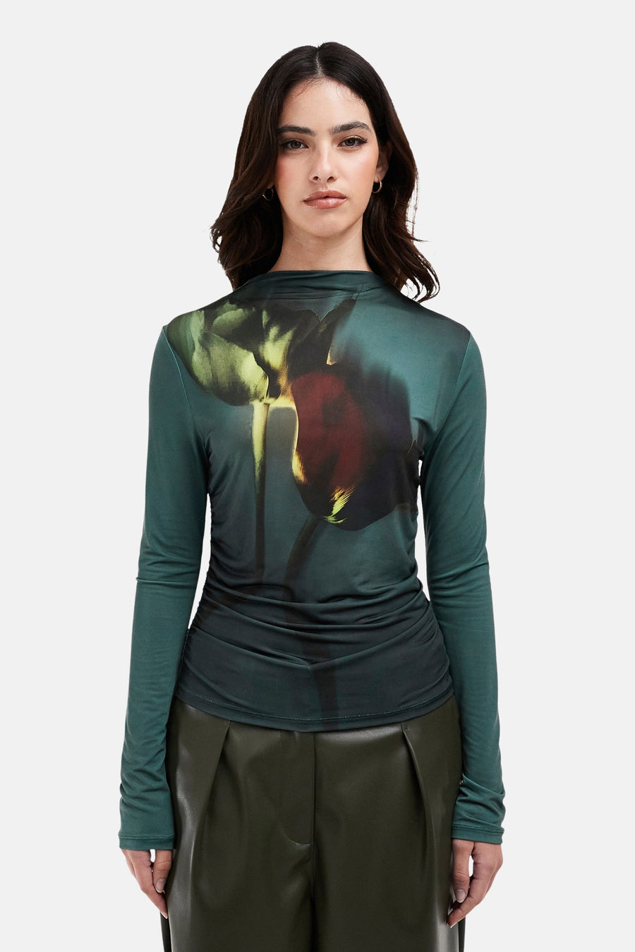 T-shirt met lange mouwen - groen