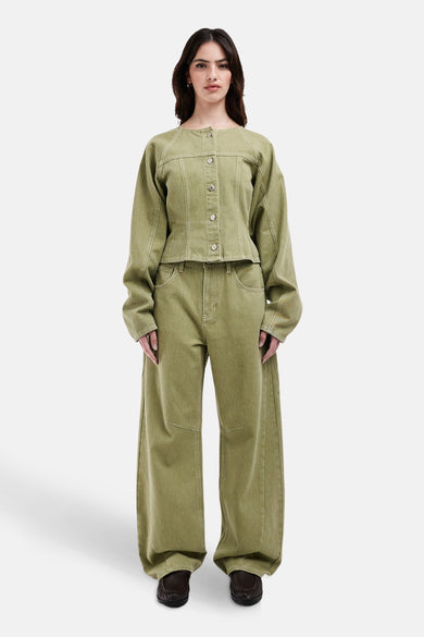 Colored jeans Groen - TOPSHOP
