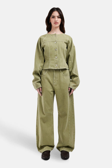Colored jeans Groen - TOPSHOP
