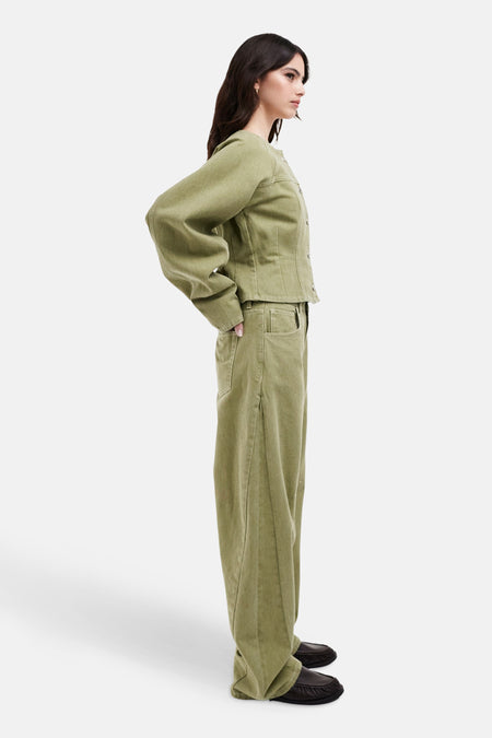 Colored jeans Groen - TOPSHOP