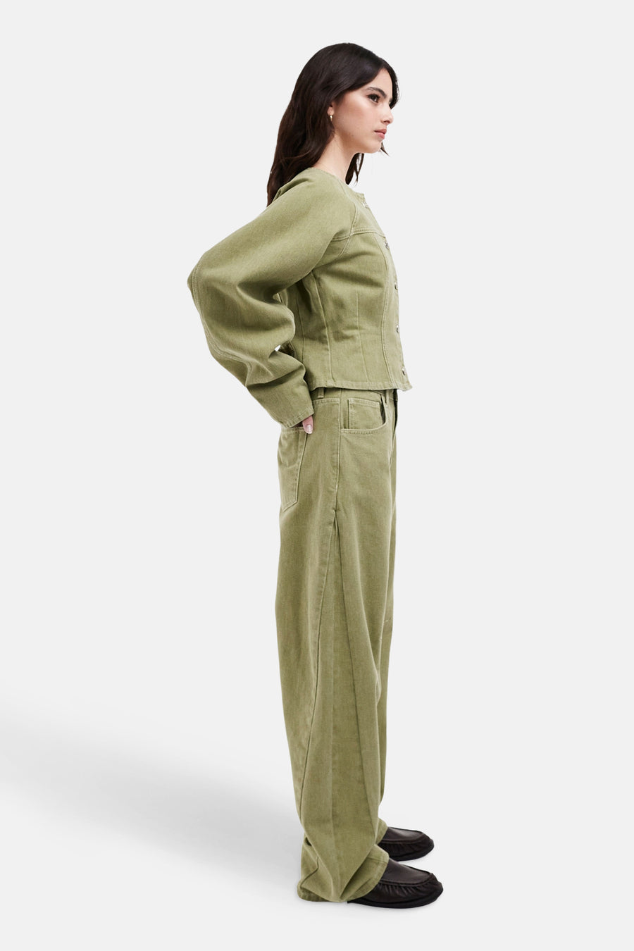 Colored jeans - groen - TOPSHOP