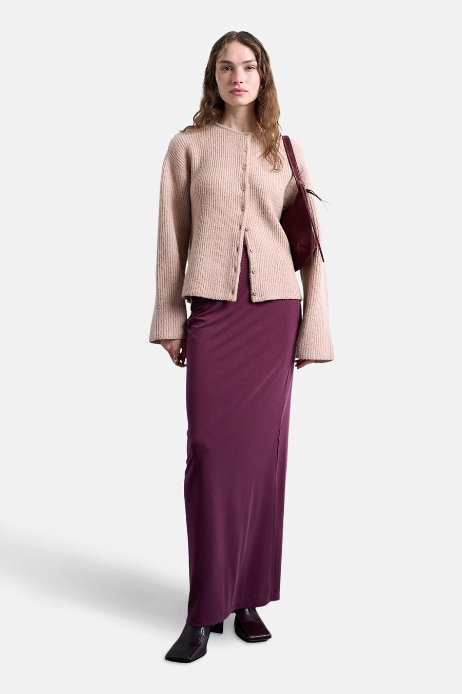 Lange rok - rood - TOPSHOP