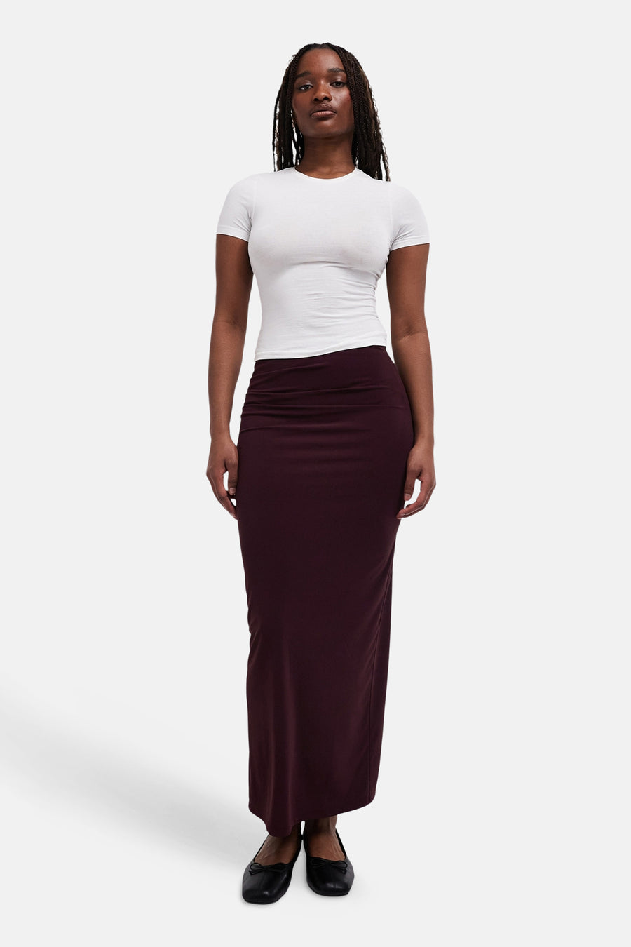 Lange rok - rood - TOPSHOP