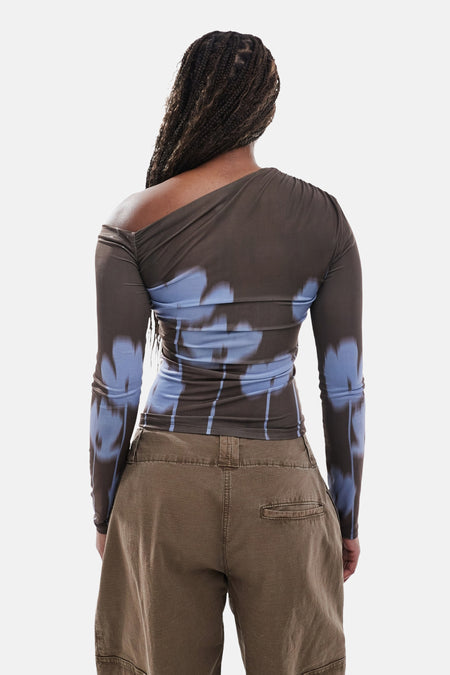 T-shirt met lange mouwen - bruin