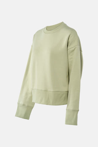 Pull-over vert de TOPSHOP avec des manches longues et un bord côtelé.