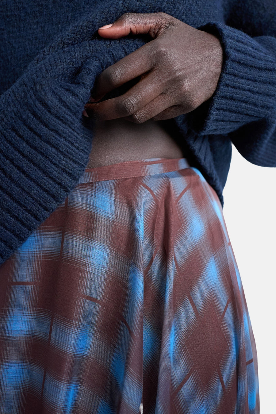 Rok (lang) blauw - TOPSHOP - TOPSHOP